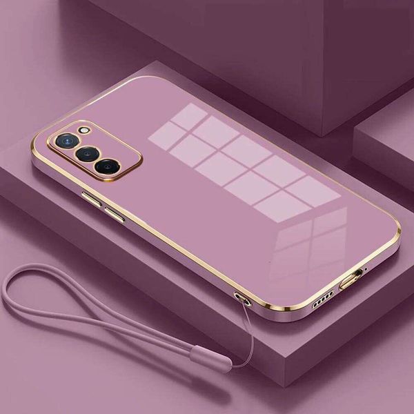 For Poco M2010J19CG M2010J19CI Square Plating POCO M3 Phone Case Shockproof Back Cover H260305