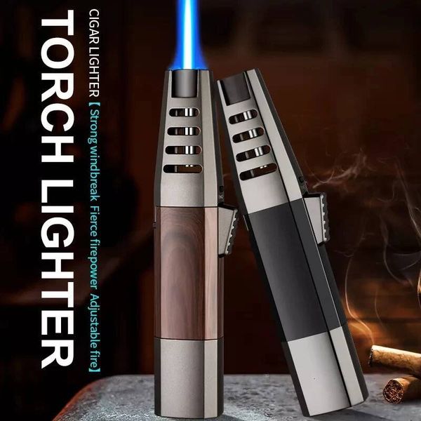 Windproof Blue Inflatable Lighter Safety Lock Design Strong — compare prices at CompareOffers
