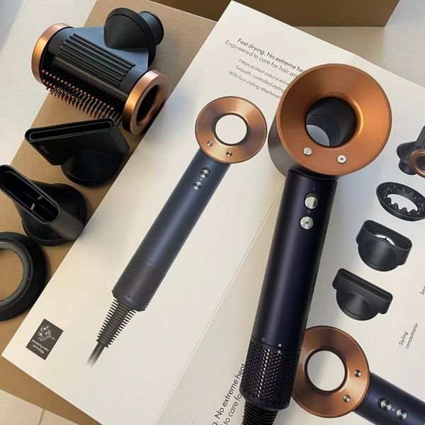 Fashion Dryers Salon Anion Mute Hairdryer Designer Care Electric Hair Drier Safety Egative Ionic Professional negative Quick-dry Blow Power