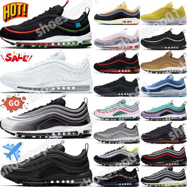 Sneaker Running Shoes Mens Trainers Sneakers 97 97S Black B…
