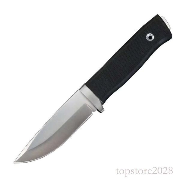 High End Pro Survival Straight Knife Elmax Satin Drop Point TPR Handle Outdoor Camping pocket knife Hiking Fixed Blade Knives with Kydex