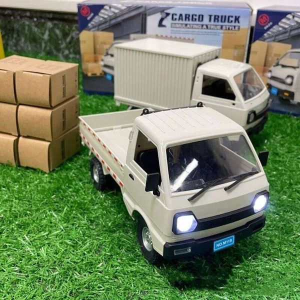 1:10/1:16 Wpl D12 Simulation Drift Climbing Truck Led Light Cargo Rc Electric Toys Remote Control Car Model Birthday Gift C260306