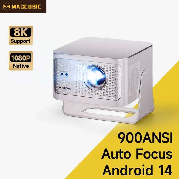 Magcubic 900ANSI Android 14 Projector Auto Focus Support 8K Native 1080P With Wifi6 BT5.4 16G Allwinner H726 Portable HY350Max 26Y0310
