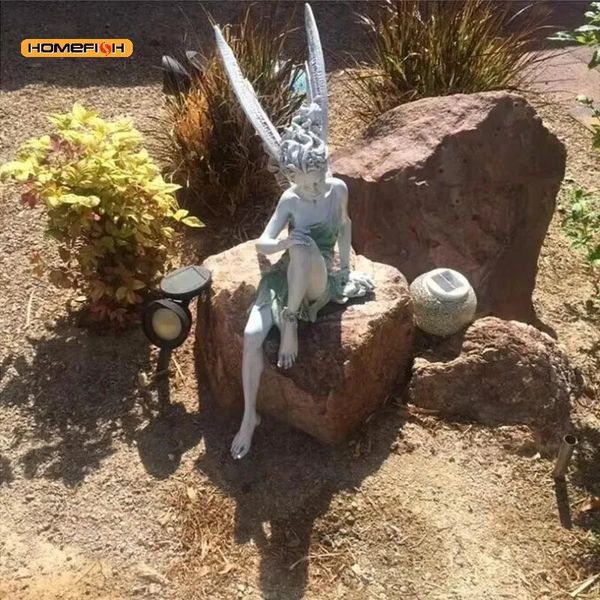Flower Fairy Statue Decoration Outdoor Garden Courtyard Lawn — compare prices at CompareOffers