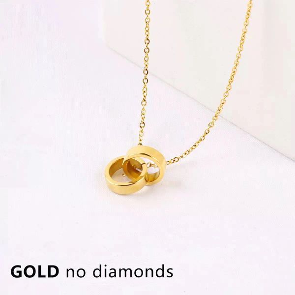 Luxury diamond necklace designer for women fashion love jewellery gold plated necklaces designer men Valentine's Day gift high quality designer necklace