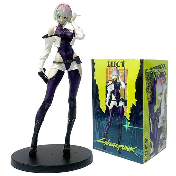 Anime Game CyberpunkEdgerunners 17-22cm Lucy Rebecca David Martinez moon Action Figure Toys Pendant Xmas Birthday Gift X260304