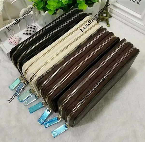 2023 Double zipper Mens Leather Wallet Holders For — compare prices at CompareOffers