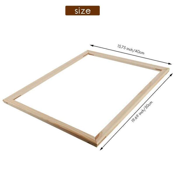 40X50 Cm Wooden Frame DIY Picture Frames Art Suitable For Home Decor Painting Digital Drawing Paintings H260310