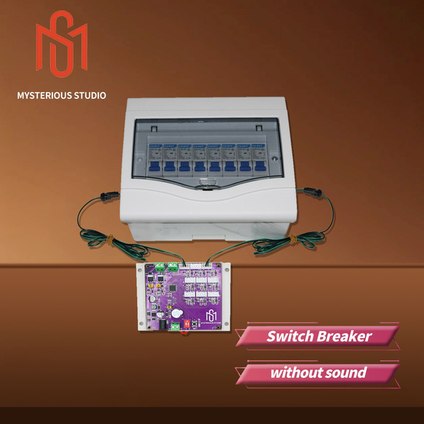 Mysterious Studio Escape Room Prop Circuit Breaker Switch Box No Sound