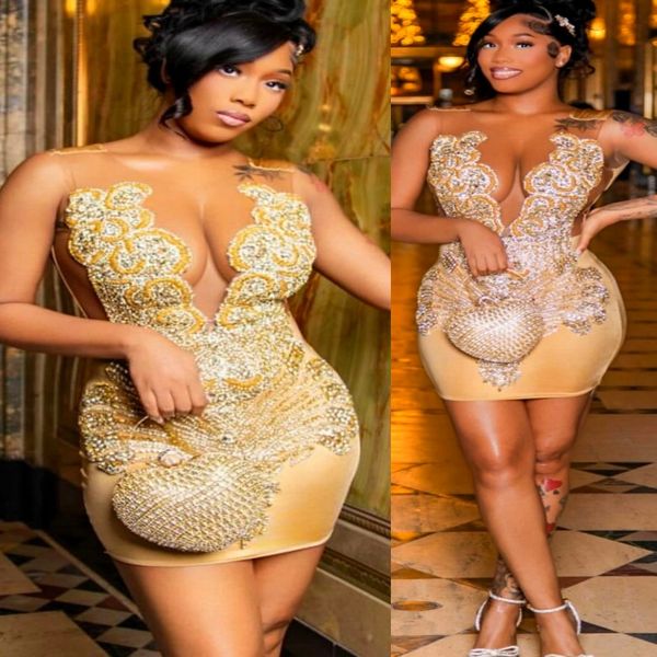 2026 Champagne Sheath Cocktail Dress Sheer Neck Beaded Crystals Velvet Short Mini Graduation Homecoming Dresses For Special Occasions Sweetheart Gowns ZJ060, Olive
2026 Champagne Sheath Cocktail Dress Sheer Neck Beaded Crystals Velvet Short Mini Graduation Homecoming Dresses For Special Occasions Sweetheart Gowns ZJ060, Olive