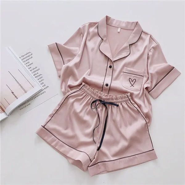 Spring Summer New High-end Pajamas Spring and Summer Ice Silk Short-sleeved Thin Silk Home Clothes Women Pajamas Original Clothing Designer Clothing, Color#2
Spring Summer New High-end Pajamas Spring and Summer Ice Silk Short-sleeved Thin Silk Home Clothes Women Pajamas Original Clothing Designer Clothing, Color#2