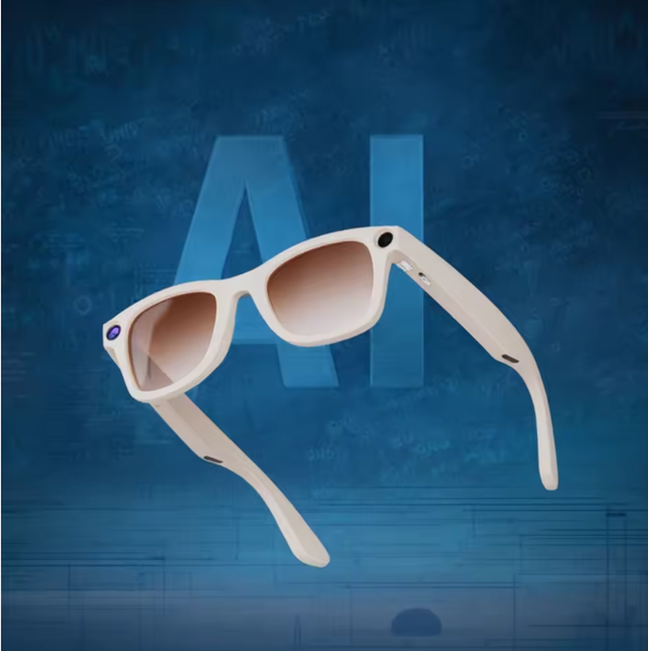 AI Smart Camera Glasses 8MP HD Camera 1080p 30fps Smart Video Glasses AI Real Time Translation Voice Assistant Chat BT Call