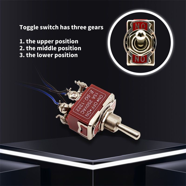 Mysterious Studio Escape Room Props --Game Mechanism Props Electronic Toggle switch 3 position version With sound