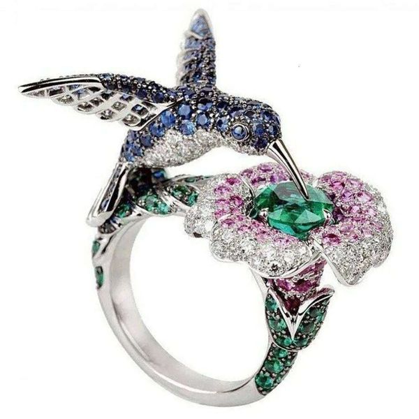 Milangirl Fashion Women's Plated Crystal Rhinestones Bird F…
