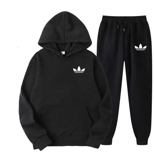 Spring New Mens Fashion Casual Sportswear Outdoor Jogging Hoodie Suit Sports Lu…