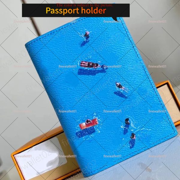 Designer Wallet Passport Holder mascua letter surfin — compare prices at CompareOffers