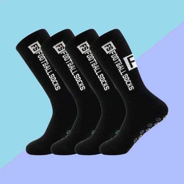 4 Pairs Mens Soccer Socks with Grip Non — compare prices at CompareOffers