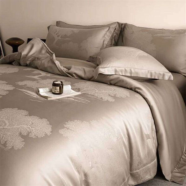 Bedding 600TC Lyocell Bamboo Fiber Jacquard Soft Silky Cool…
