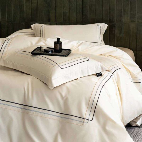 60S Long-Staple Cotton Embroidery Hotel Style Bedding Set Q…