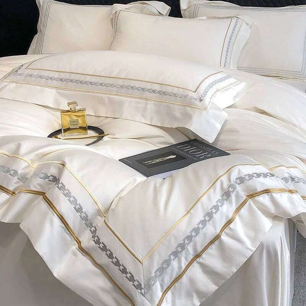 100% Egyptian Cotton Embroidery Hotel Style Bedding Queen K…