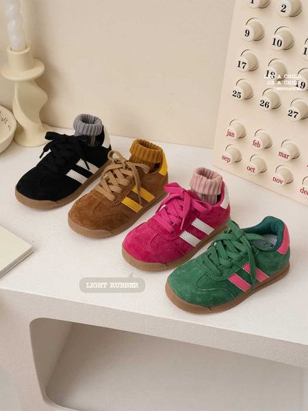 Spring Autumn New Children Casual Shoes Boys Girls Quality Geunine Pig Leather …