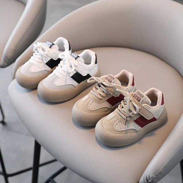 PU Leather Children Shoes Designers Kids Sneakers Ergonomics Soft-soled Girls Sneakers Anti-slippery Sport Shoes Toddler ShoesT260314