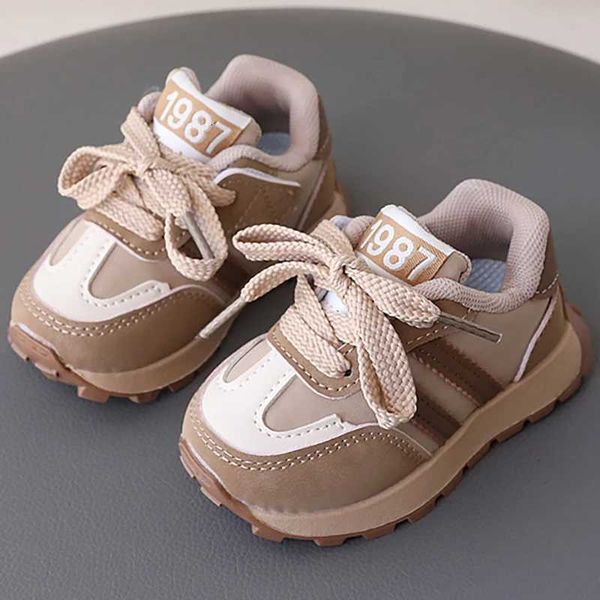 PU Leather Kids Sneakers Ergonomics Waterproof Running Sport Shoes For Baby Boy…