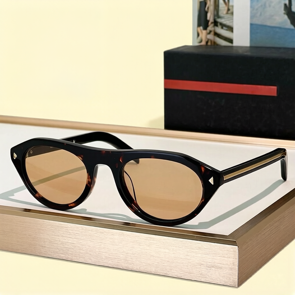 Vintage Designer Sunglasses Small Oval Shape Men Women — compare prices at CompareOffers