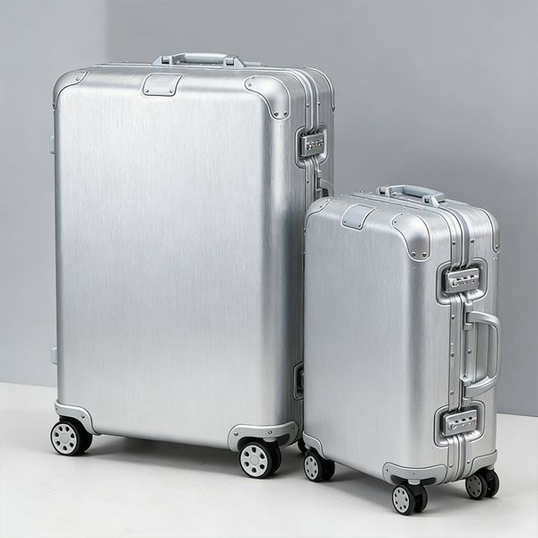 Suitcase Designer Luggage With Wheels Bag Suitcase Aluminiu Fashion Bag Boarding Large Capacity Travel Leisure Holiday Trolley Case Luggage, R24-luggage bag
Suitcase Designer Luggage With Wheels Bag Suitcase Aluminiu Fashion Bag Boarding Large Capacity Travel Leisure Holiday Trolley Case Luggage, R24-luggage bag