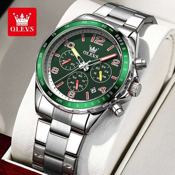 OLEVS Exclusive Multifunctional Date Waterproof Stainless — compare prices at CompareOffers