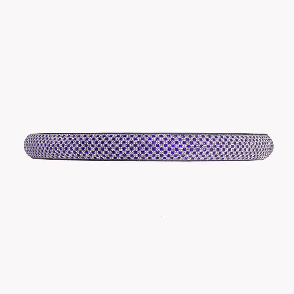 Luxury Checkered Steering Wheel Cover with Crystal Rhinestones, Lightweight Universal Car Accessory