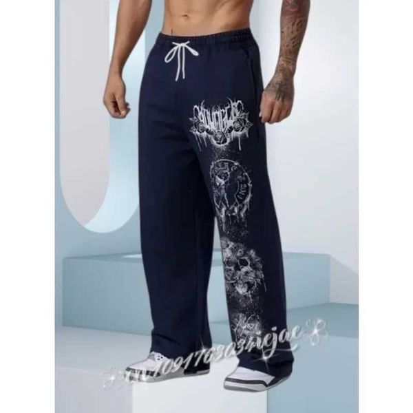 2026 Pants Youth Sportswear Pants American Style Trendy Pants Mens Printed Wide…