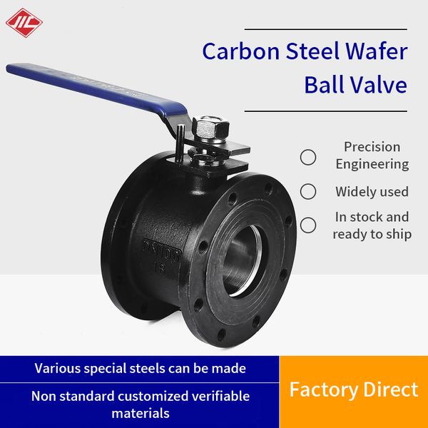 Q71F-16P thin clamp flange ball valve carbon steel clamp ball valve Italian manual flange clamp