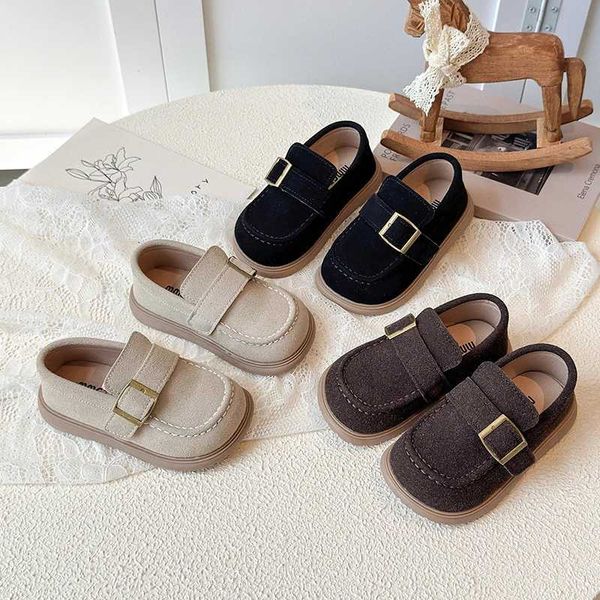 Girl Shoes 2026 Autumn New British Child Leather Shoe Fashi…