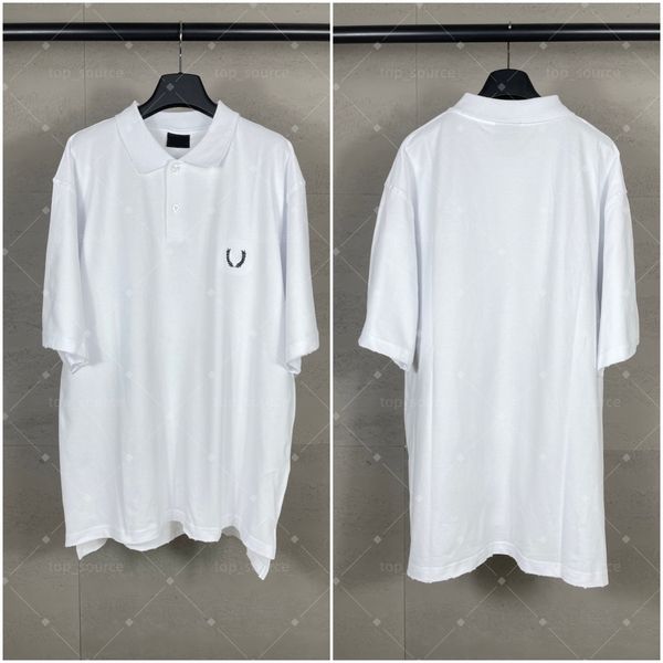 American Vintage Distressed Polo Shirt Washed Fabric Lapel Neck Short Sleeve Casual Tops Classic Streetwear for Men