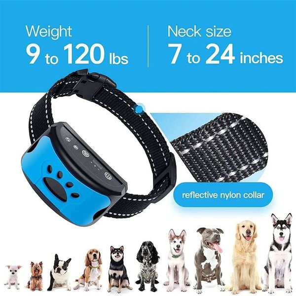 Stopper Pet Function Automatic Adjustment Dog Barking Training Device Suitable For All Kinds Of Large And Small Dogs 26W0318