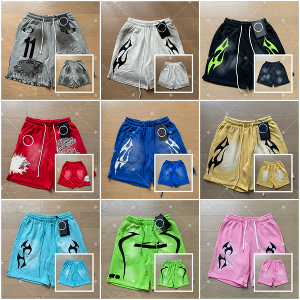 Men's Hip Hop Casual Shorts with Graffiti Print