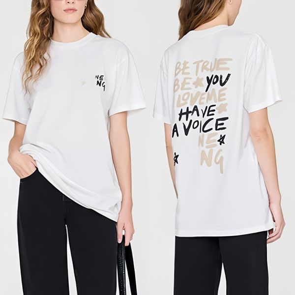 26ss Women Designer Cotton Tees White Oversized Short Sleeved T-shirts Summer Comfy T Shirts Fashion Comfrt Tops, Magenta
26ss Women Designer Cotton Tees White Oversized Short Sleeved T-shirts Summer Comfy T Shirts Fashion Comfrt Tops, Magenta