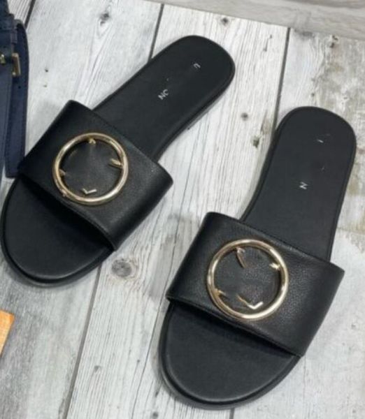 C26 Metallic Slide Sandals for Women - Luxury — compare prices at CompareOffers