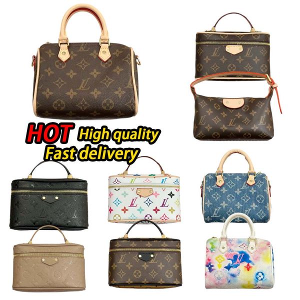 Top hot designer bag luxury bag womens shoulder bag high-quality leather tote bag fashionable diagonal cross handbag shoulder bag pillow bag wallet 201