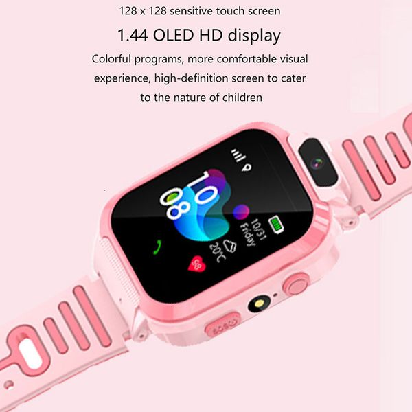 Free Shipping smartwatch for Kids Private Model LT11 with Camera, Real-Time Positioning, Multi-Language, Full Network Coverage, Touch Screen Wearable Device