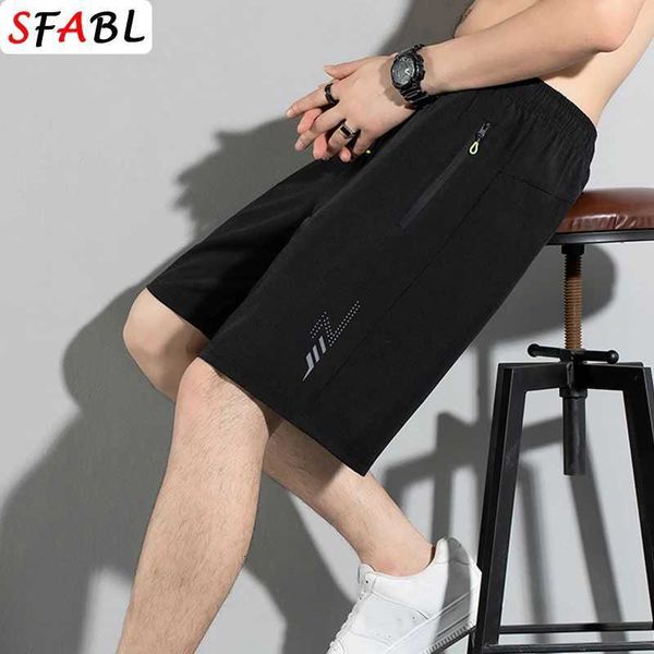 Elastic Fashion Shorts Men Running Jogging Workout Sports S…