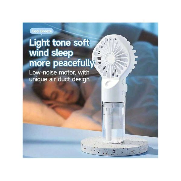 New Models Handheld Mini USB Rechargeable Portable Mist Cooler Cooling Spray Humidifier Fan for Home/Office/Dorm
