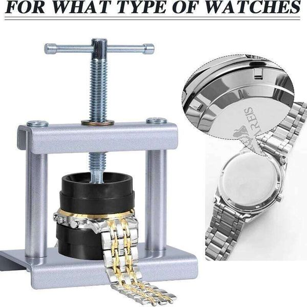 Watch Press Repair Professional Back Presser Set Metal Watchmaker Maintenance Tools For Closing Cover