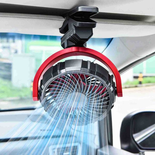 Hipacool Car Cooling Clamp Fan 2000mAh USB Rechargeable Fan Burshless Cooler 900 Rotatable Portable Cooling Tool Car Electronic H260321