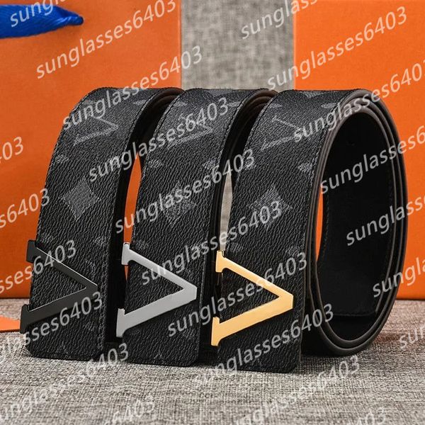 Belts Desginer Men Width 3.8Cm Metal Buckle Mens Designer B…