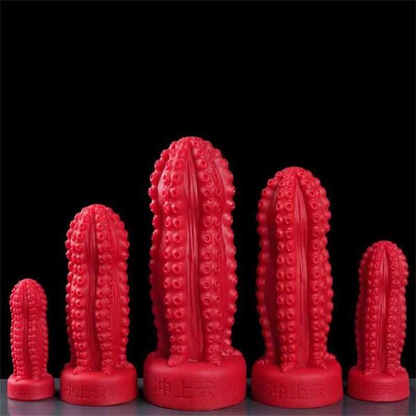 Big Tentacle Dildo Huge Anal Plug Anus Stimulator Erotic Sex Toys Vagin Masturbator Dilator Suction Cup Silicone Ass ButtPlug 18