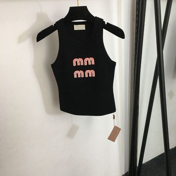 shirts t shirt women Tshirt Summer short sleeve cotton sweatshirt letter diamond embroidery crew neck MM Designer tshirt women's pullover shirts tops clothes woman