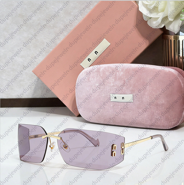 Sunglasses For Women Designer Luxury High Quality Vintage Tendance Big Frame Glases Outdoors Lady Wrap Eyewear SMU With Box