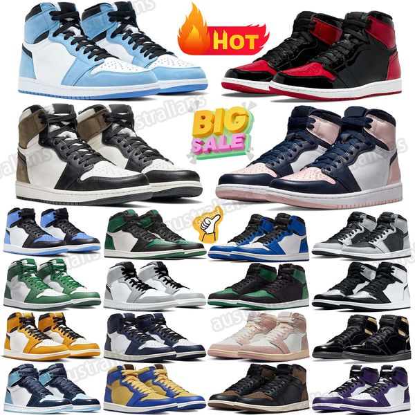 Basketbal Sneaker 1 1S Mens Men Shoe Sneakers Shoes White Black Grey Legend Blu…